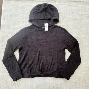NWT Old Navy Girl's Waffle Knit Hooded Top 10/12